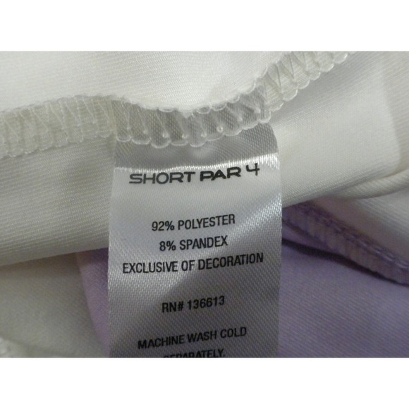 Short Par 4 Polo Shirt Mens M Soft Violet Whitfield Golf Performance Quick Dry - Picture 12 of 15